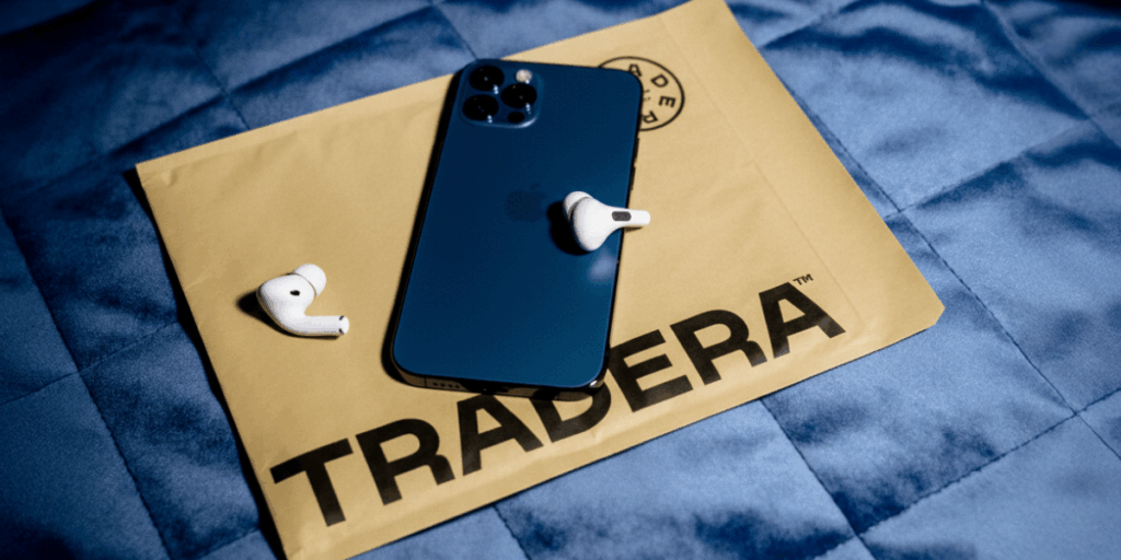 Tradera kanske går bra men gissningsvis ser även Vinted och Blocket en ökning. (Foto: Tradera)