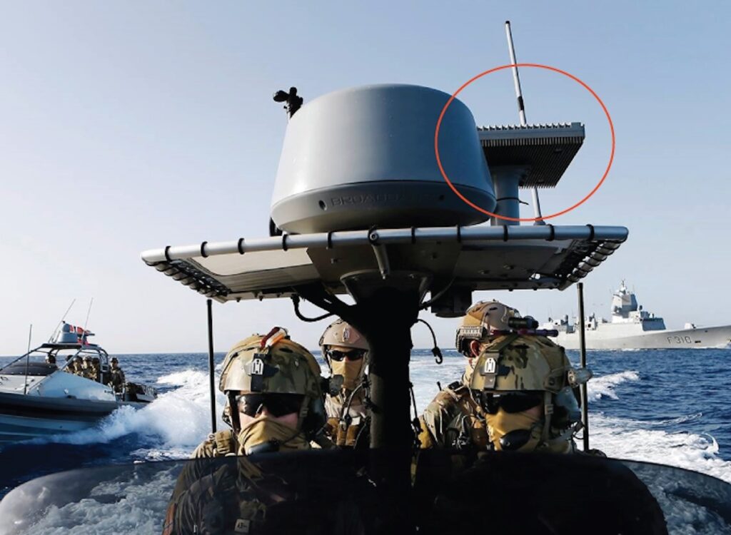 Tekniken ger bredbandstäckning även i kritiska områden nära frontlinjen.