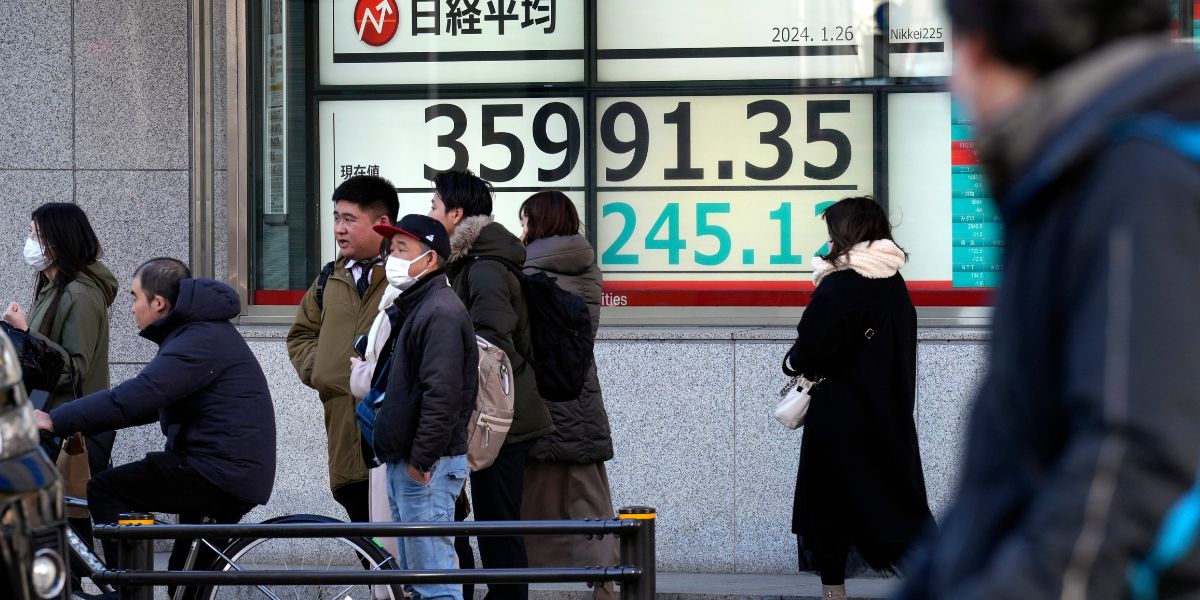 Trendbrott när BNP-tillväxten faller i Japan