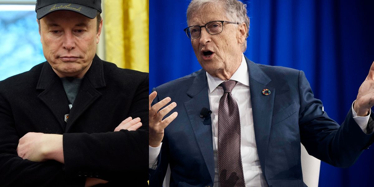Elon Musks kaxiga pik till Bill Gates