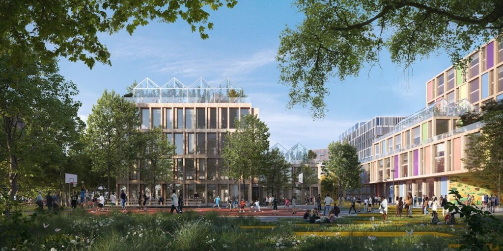 Arkitekterna bakom projektet vill återskapa natur som fanns på platsen långt innan flygplatsen byggdes