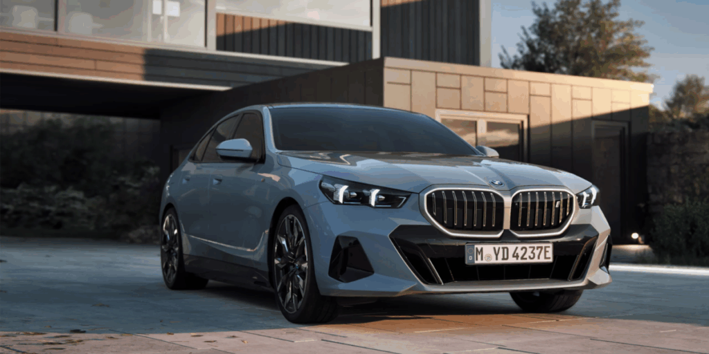 BMW i5 Sedan är omtyckt och älskad men kniper endast en andra plats. (Foto: BMW)