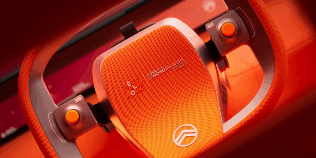 Detaljer på ratten. (Foto: Citroën)