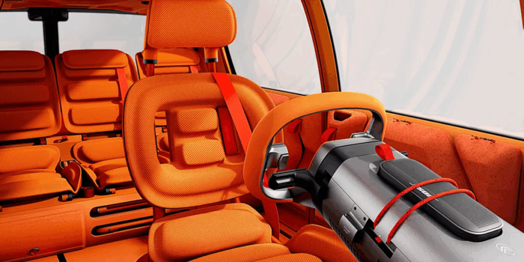 Stolen är i mitten vilket måste kännas lite märkligt. (Foto: Citroën)