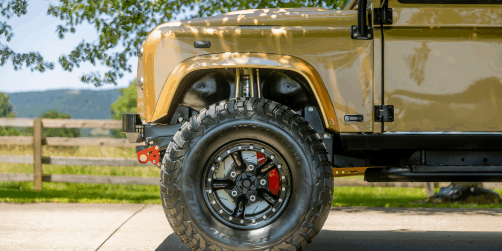 Bra fjädringar, redo för terrängen. (Foto: Helderburg)