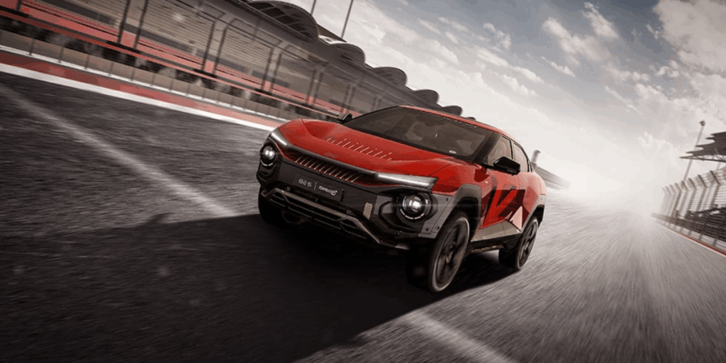 En relativt unik design. (Foto: Mahindra)