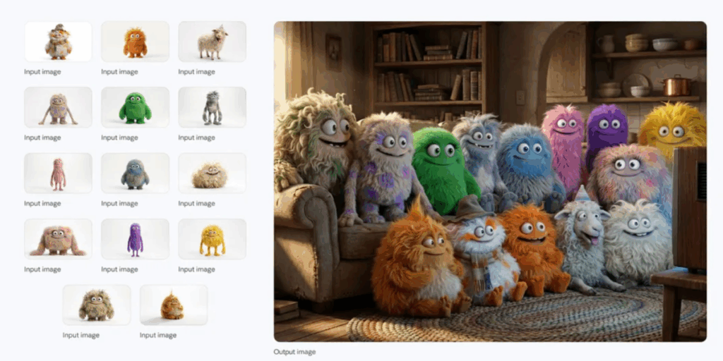 Låt Nano Banana ta flera objekt och skapa en ny bild. (Foto: Google)