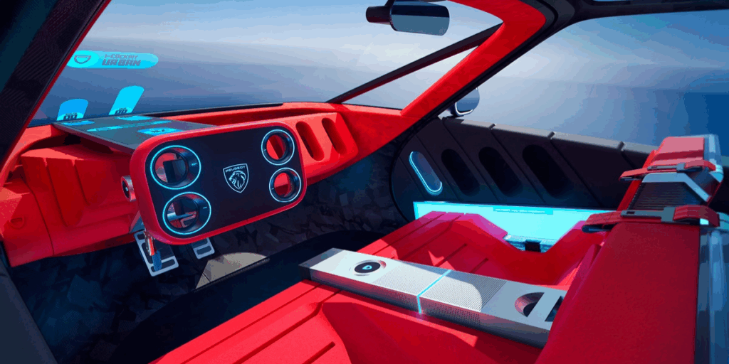 Man måste ju säga att det är ett udda val, men coolt om det fungerar. (Foto: Peugeot)