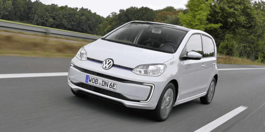 Volkswagen e-up hamnar i trion som är absolut billigast. (Foto: Volkswagen)