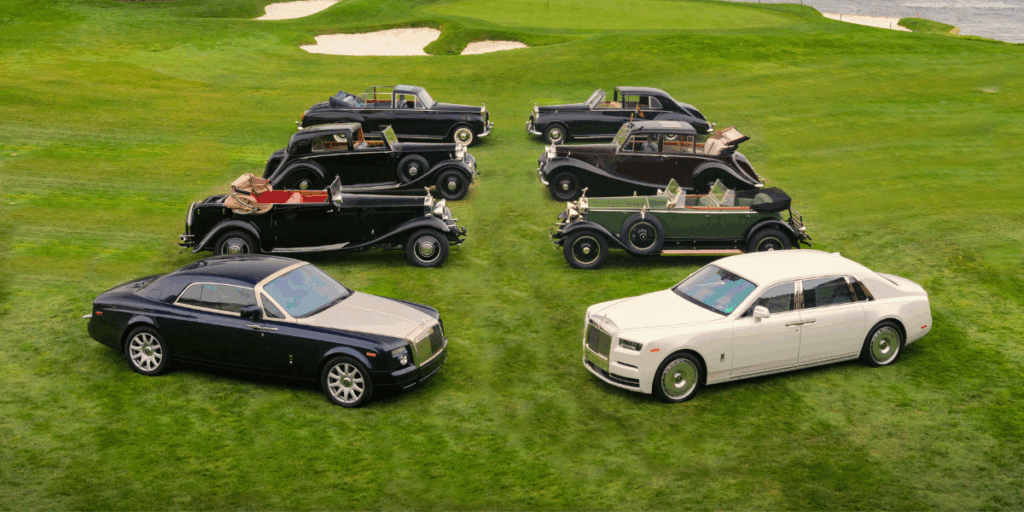 En vacker samling av ikoner genom tiderna. (Foto: Rolls-Royce)