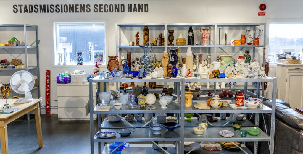 begagnat på stadsmissionen