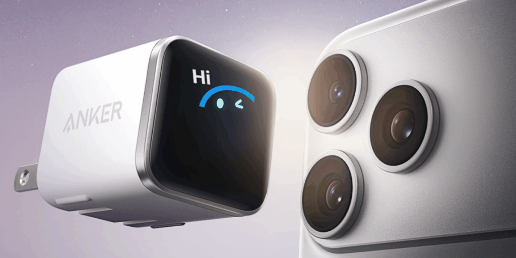 Anker Nano Charger med smart display. (Foto: Anker)