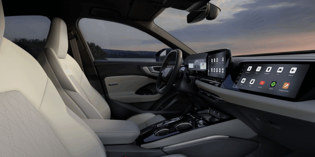 Audi brukar vara kantiga i inredningen och det älskas, av oss i alla fall. (Foto: Audi)