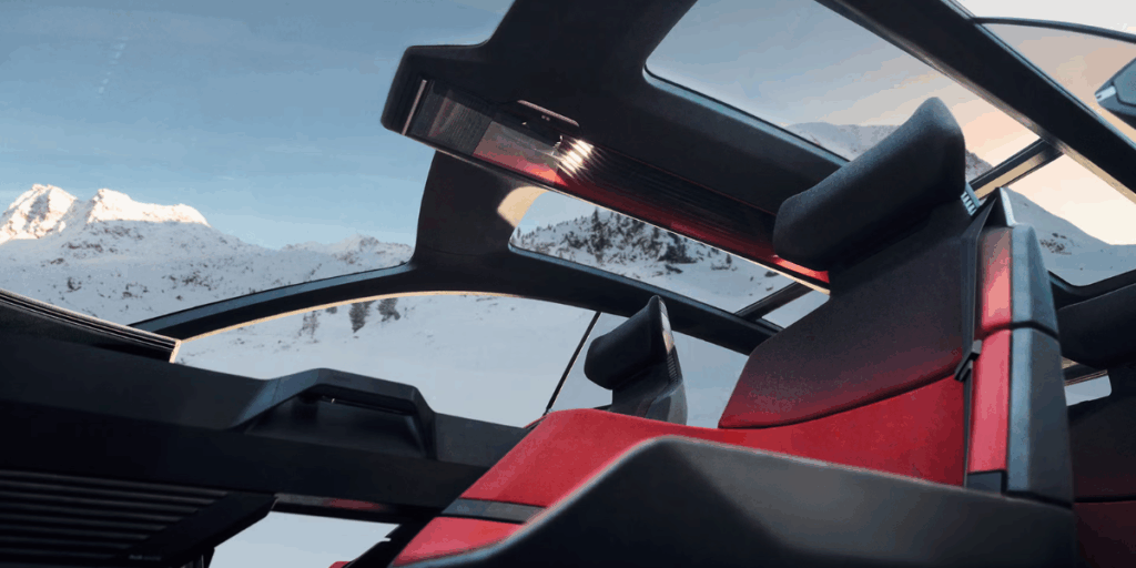 Riktiga panoramavyer över hela bilens tak. (Foto: Audi)