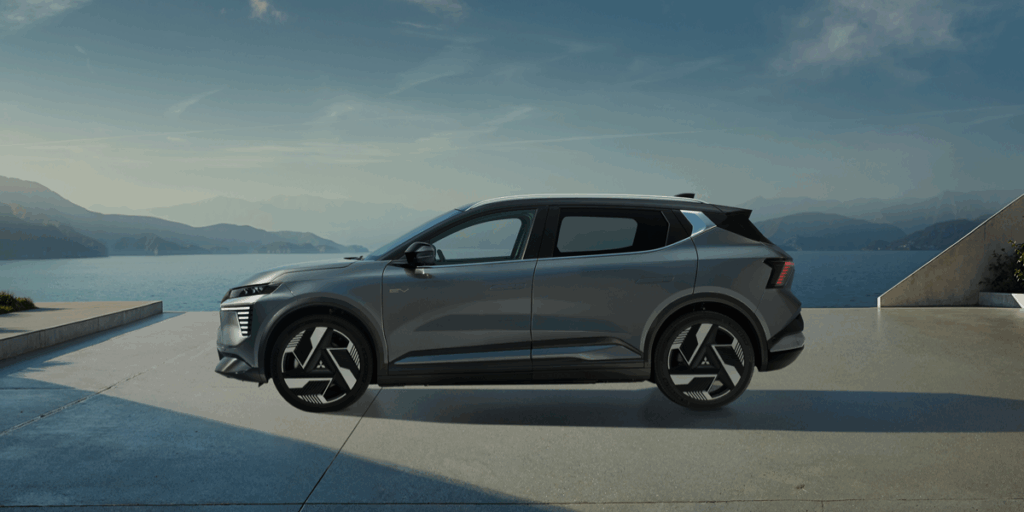 Det är inte den mest uppseendeväckande designen. (Foto: Mitsubishi)