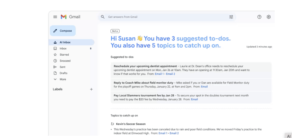 Med långa mailtrådar är det skönt att kunna få det sammanfattat. (Foto: Google)
