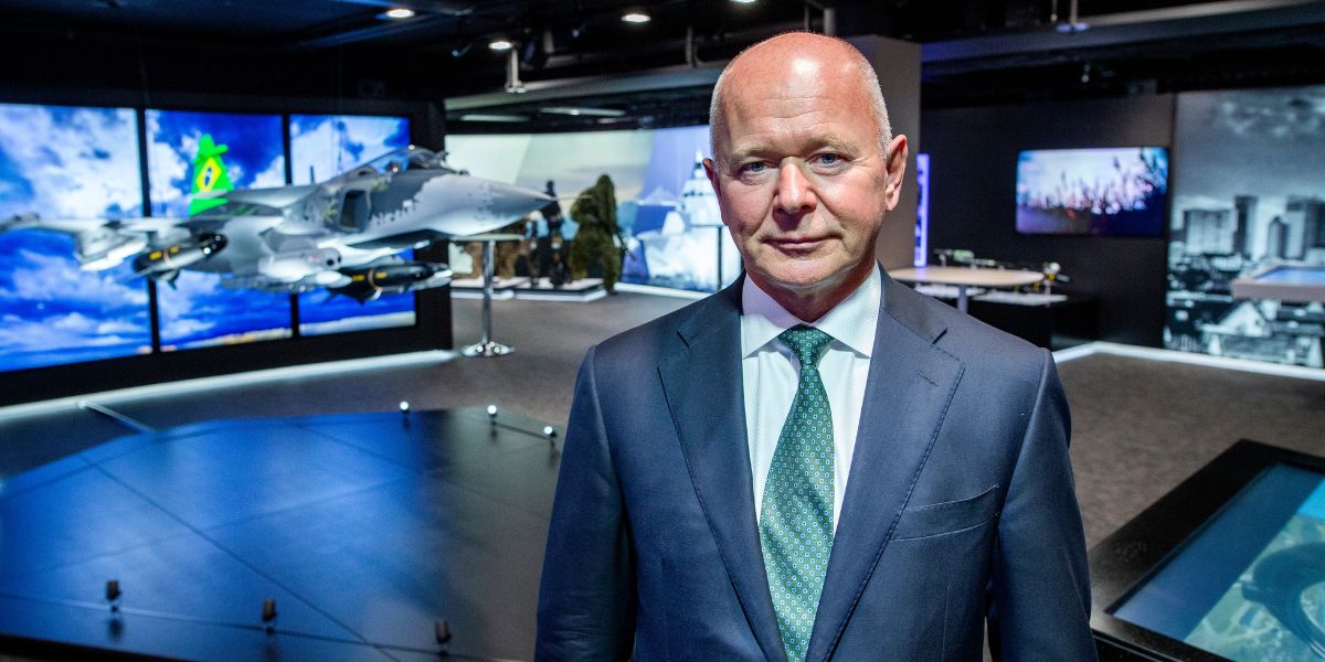 Saab-aktien på nytt all-time-high på oron