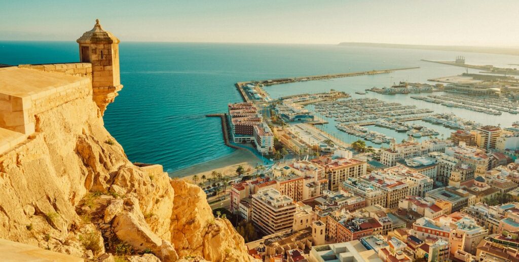 Alicante i Spanien 
